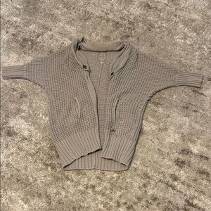 🍍 Guess Jeans Tan Women's 1/2 Dolman Sleeve Cardigan, Sz.L🍍pit to pit 22”